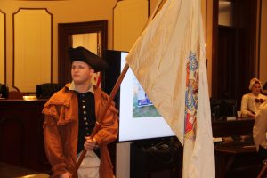 2024 R. Joseph Latshaw III holds flag