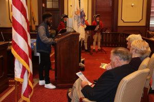 Toms River High School South male student speaks