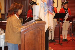 Toms River High School South female student speaks