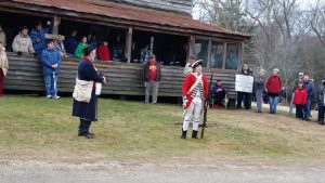 2014 First NJ volunteer explains brown bess