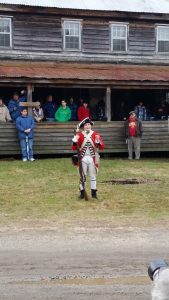 2014 First NJ volunteer explains brown bess