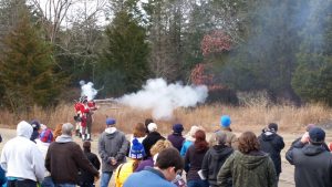 First NJ Volunteers firing volley