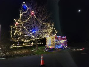 war at the shore trailer with Christmas lights