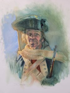 Steve Schreiber - study of continental soldier