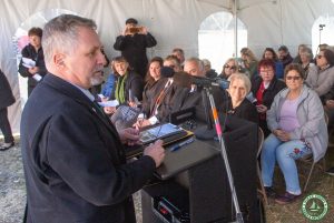 Ocean County Parks Director Mike Mangum speaks