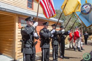 Color guard from Ocean County Sheriff Office
