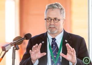 Parks Director Mike Mangum speaks