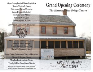 2019 April 1st grand opening flyer