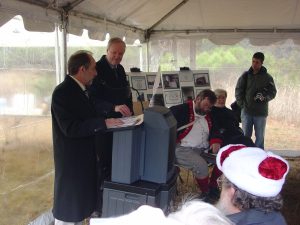 Mayor of Barnegat speaks at ceremony