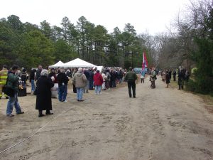 Commemoration at signing of purchase
