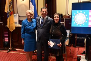 Frank Sadeghi and Virginia Haines 2nd place awardee 2025