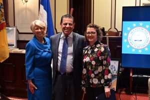 First Place awardee with Frank Sadeghi & Virginia Haines