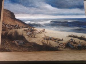 Long Beach Island - 18 Mile Beach Massacre by Louis Glanzman