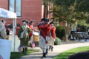 2021 NJ Fife & Drums on walkway under trees