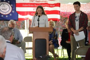 2021 female student TRH south - under tent