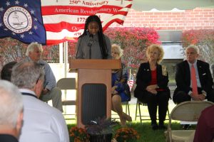 2021 Toms River High School South student under tent