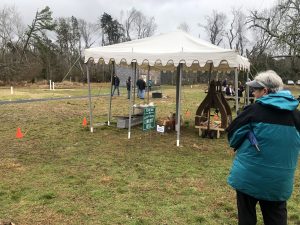 Dan Soper Bell under marque tent