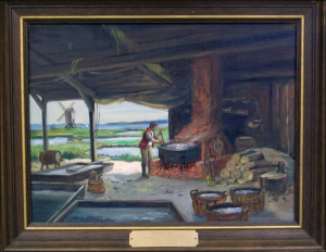 Inside Saltworks painting