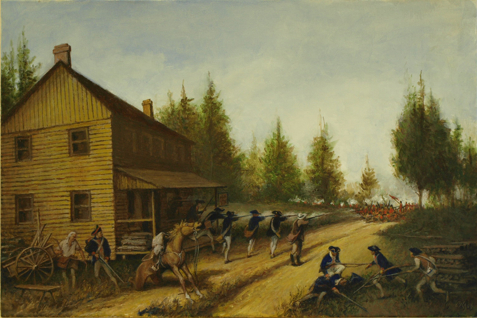 Cedar Bridge Tavern by Louis Glanzman