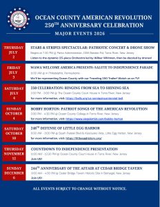 updated list of major events for 2026