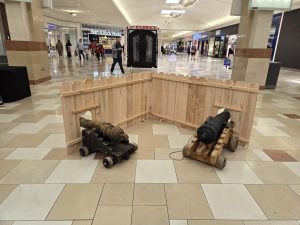 2026 Toms River Block House with naval guns at Toms River Mall