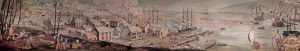 Chestnut Neck mural at Port Republic town hall