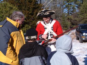 2004 Peter Ferwarda demonstrating Brown Bess