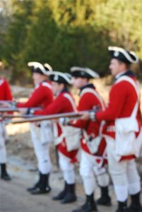 First NJ volunteers with weapons ready