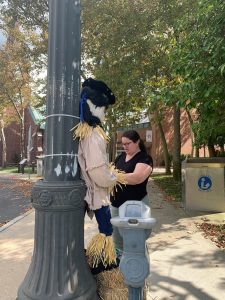 2025 Alex Smith with Joshua Huddy scare crow