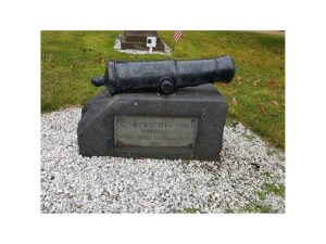 Cannon on front lawn of Ocean County Court House