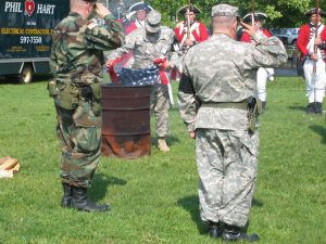 2006 Cadets at Flag Retirement
