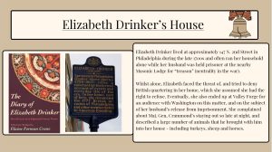 Elizabeth Drinker's House