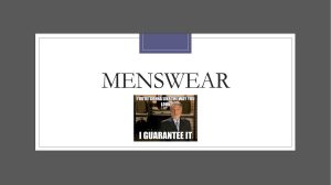 Menswear