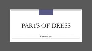 Parts of Dress