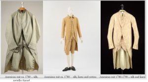 three styles of men's clothes