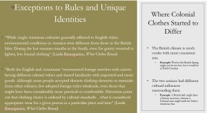 Exceptions to the Rules and Unique Identities