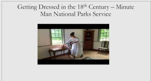 getting dressed in the 18th century