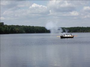 whale boat shooting on Lake Manahawkin