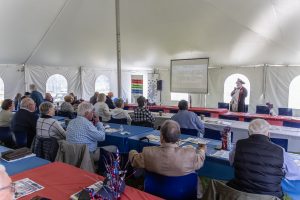 Tim Speaks to League on April 18, 2026