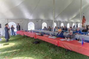 Mary Jane, rob and tim at League on April 18, 2026