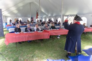 Tim hart speaking at League on April 18, 2026