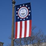 250 Ocean county banner on lamp post