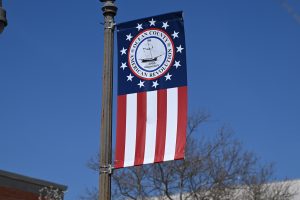 250 Ocean county banner on lamp post