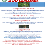 Flyer for 250 challenge