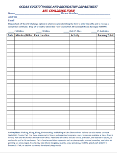 Ocean County Parks And Recreation 250 Form
