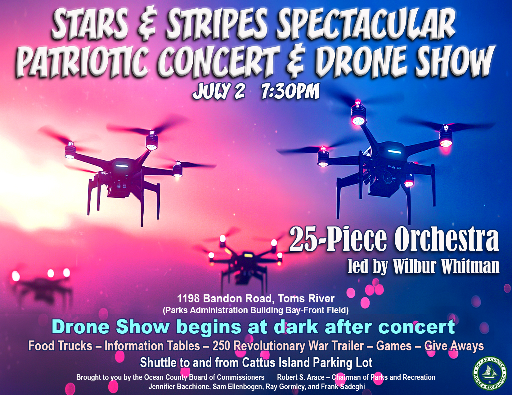 Flyer for Drone Show - july 2