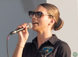 07.02.2026 Ms. Lynch sings national anthem at drone show