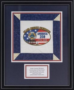 Island Heights framed Quilt Square
