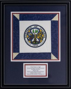 2026 Township of Jackson Framed Quilt Square