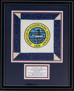 2026 Borough of Seaside Park Framed Quilt